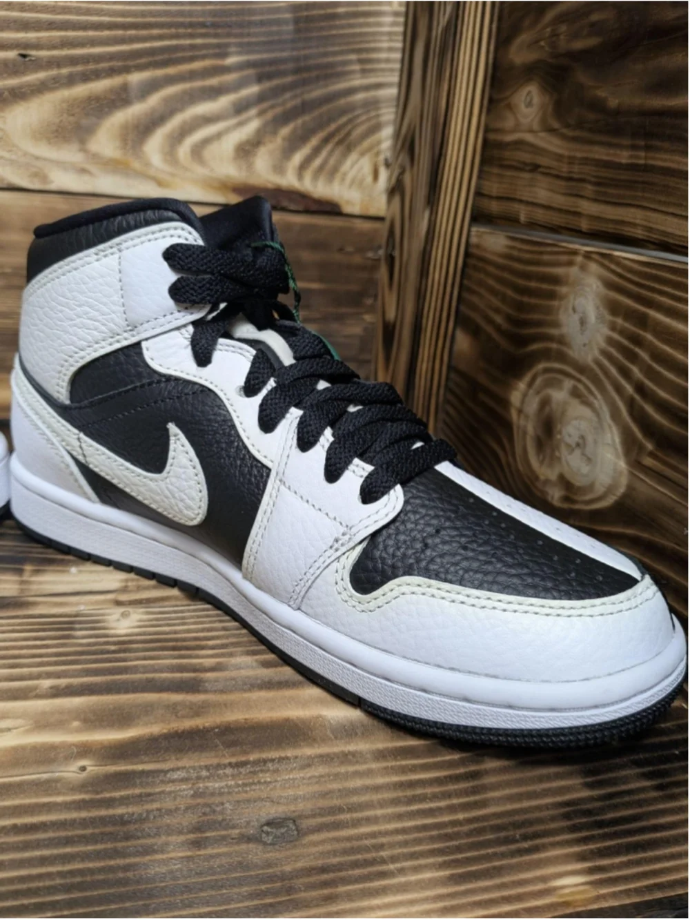 Jordan Air Jordan 1 Mid SE Homage Shoes Youth Size 7Y Black White Sneakers